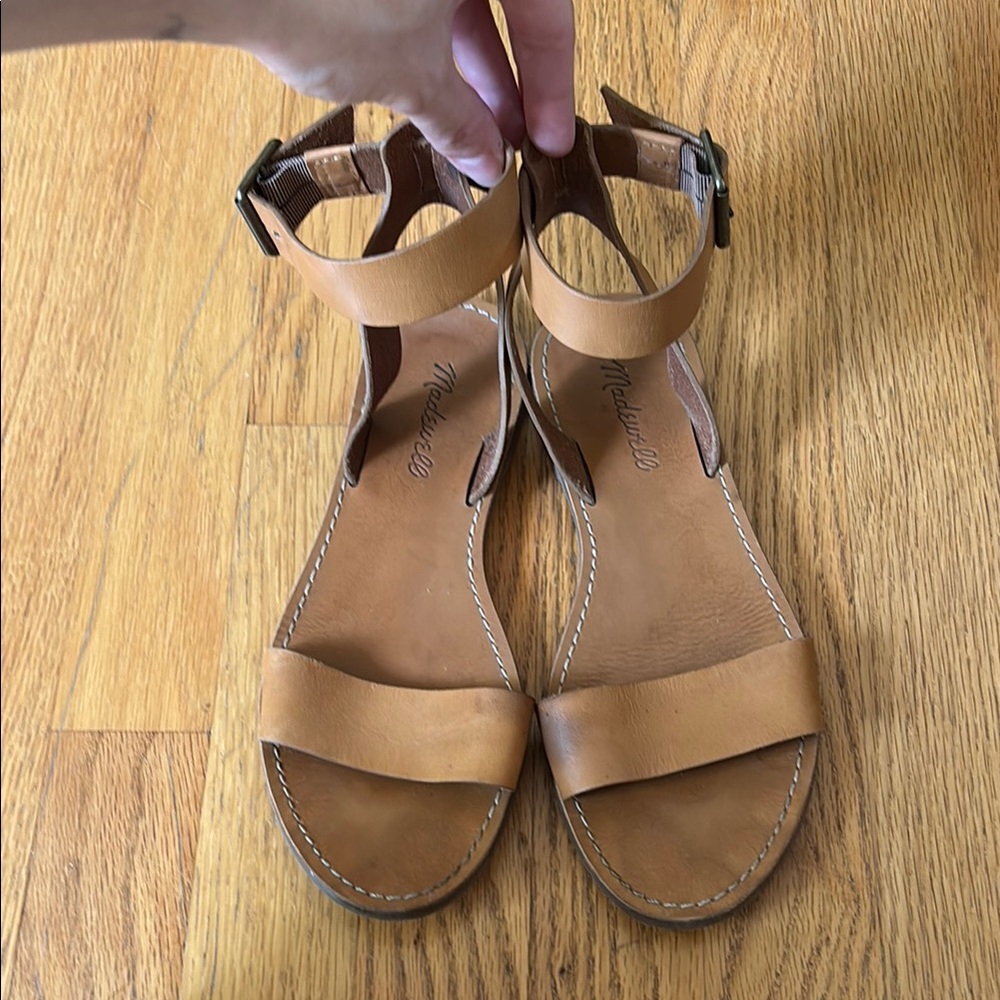 Madewell Tan Leather Sandals